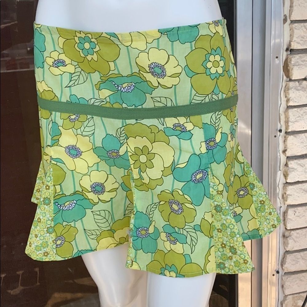 Floral Mini Skirt